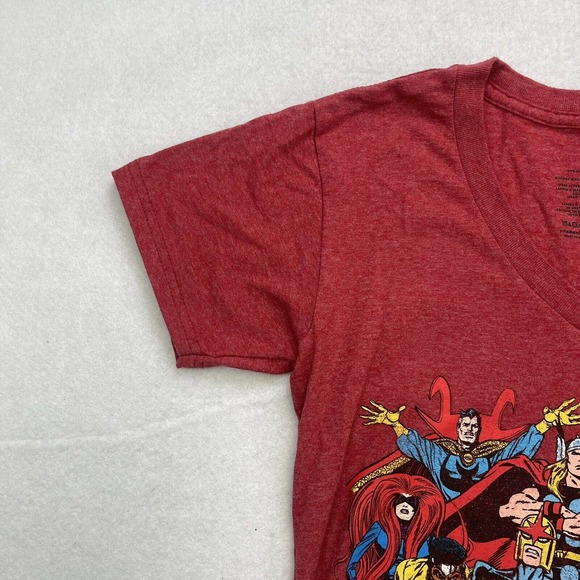 Disney Store Marvel Shirt Womens Small S Red V Neck She Hulk Dare Devil Thor - Picture 5 of 12